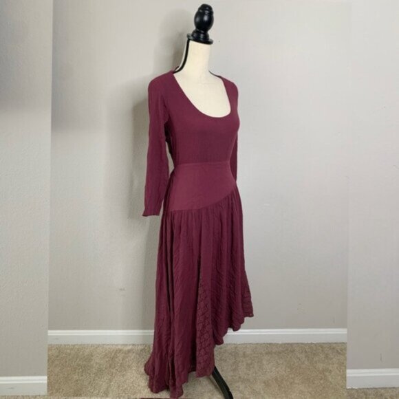 NWOT Free People Sea Me Open Back Maxi Dress - Picture 5 of 13